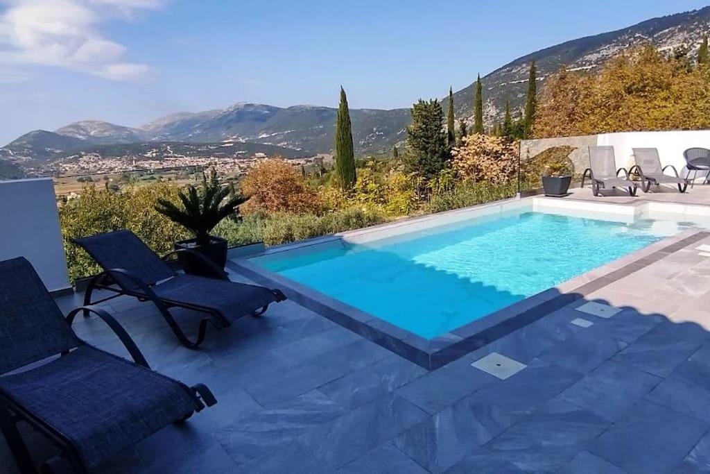 Villa Katerina Kefalonia Epanochori  Bagian luar foto