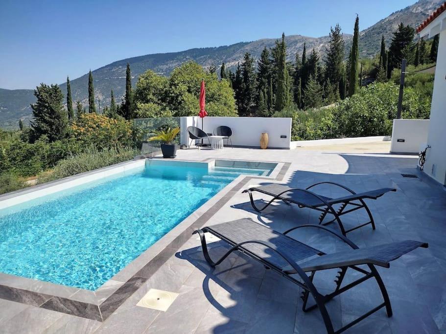 Villa Katerina Kefalonia Epanochori  Bagian luar foto