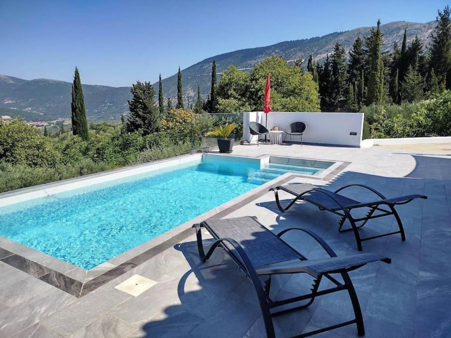 Villa Katerina Kefalonia Epanochori  Bagian luar foto